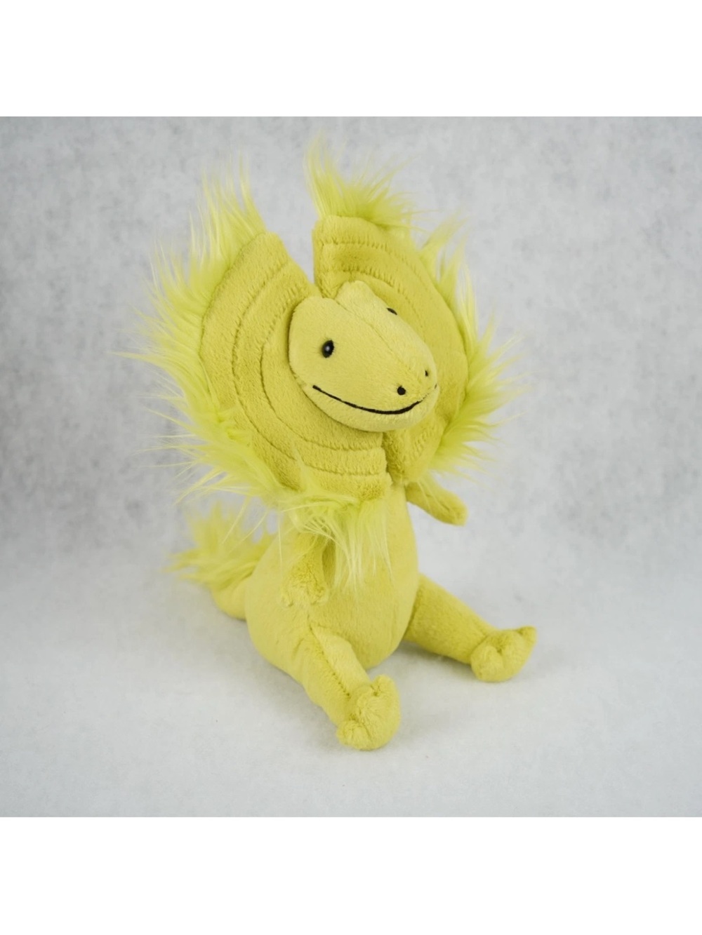 Jellycat Davey Dilophosaurus Dino Green 12" Dinosaur Stuffed Animal Plush NWT
